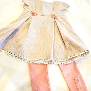 ❤HOST PICK!!!❤Tahari Toddler Dress and Legging Set